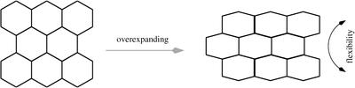 Over-expanded honeycomb